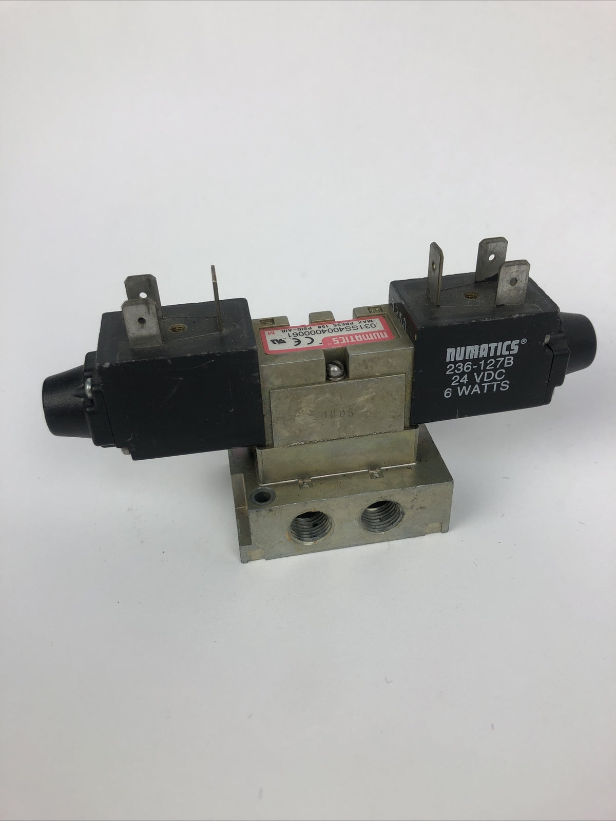NUMATICS PNEUMATIC VALVE 031SS4004000061. W 2 x 236-127B - FSTSHP