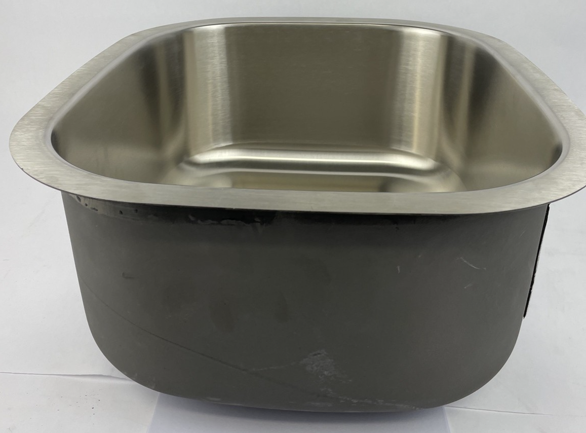 Julien J18 Stainless Steel Single Bowl Undermount Rectangular Kitchen Sink 16 in