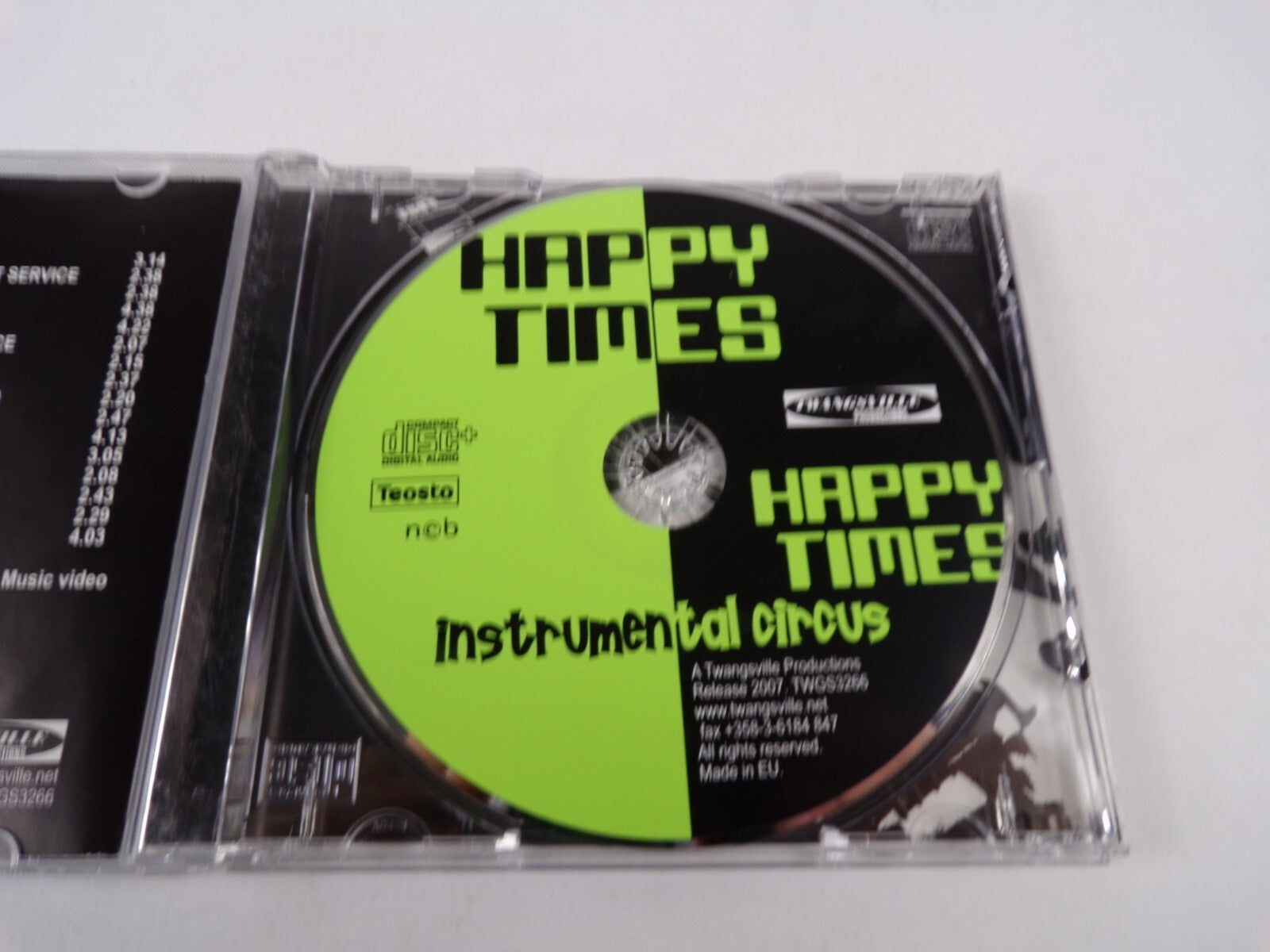 Happy Times Instrumental Circus Walk Like An Egyptian Black Is Black CD#10