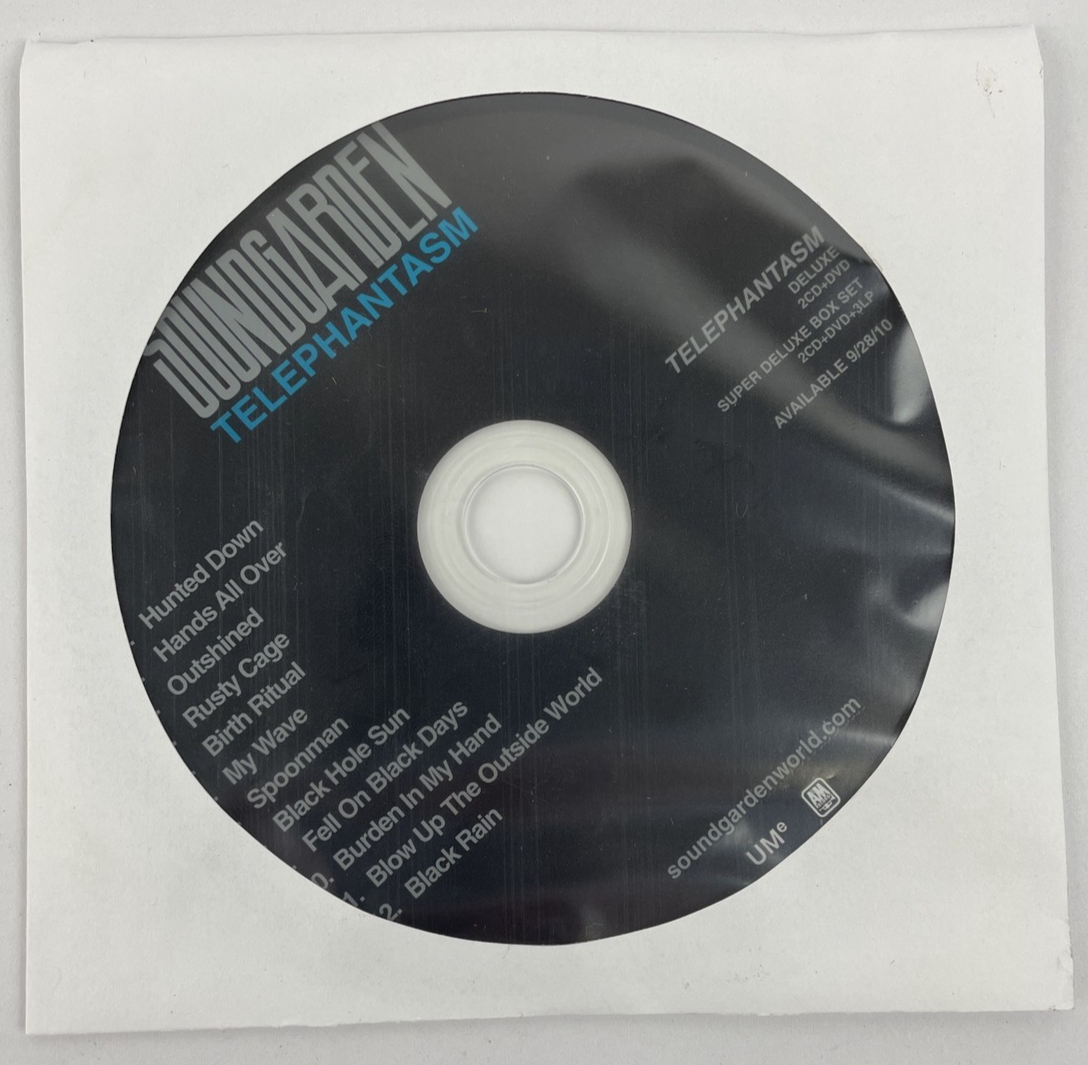 Soundgarden " Telephantasm " Demo Press Promo CD Preview 12 Songs RARE Mint Disc