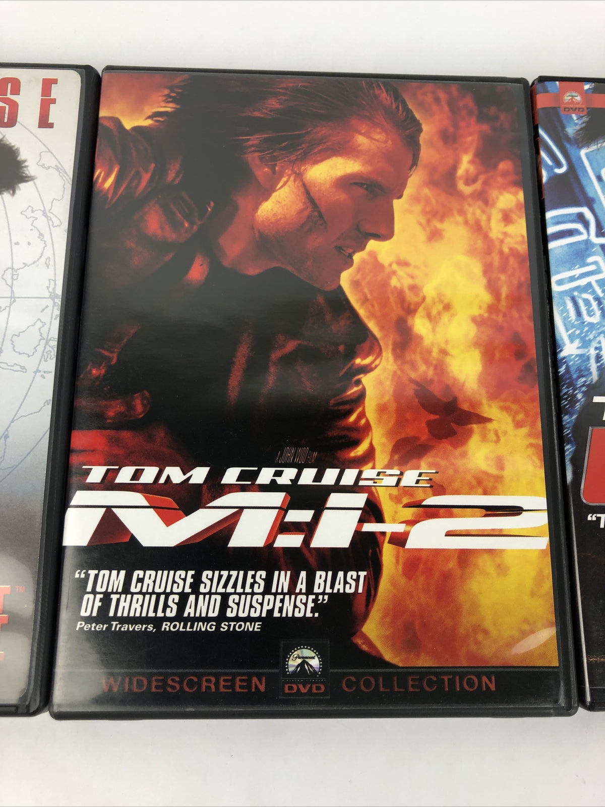 Mission:Impossible,1. 2, 3, Tom Cruise DVD 3 Movie Mint Discs Guaranteed