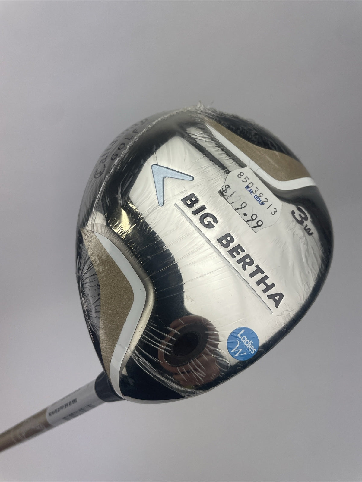Callaway Big Bertha 3 wood ladies 55 flex graphite shaft with headcover NOS right hand golf club
