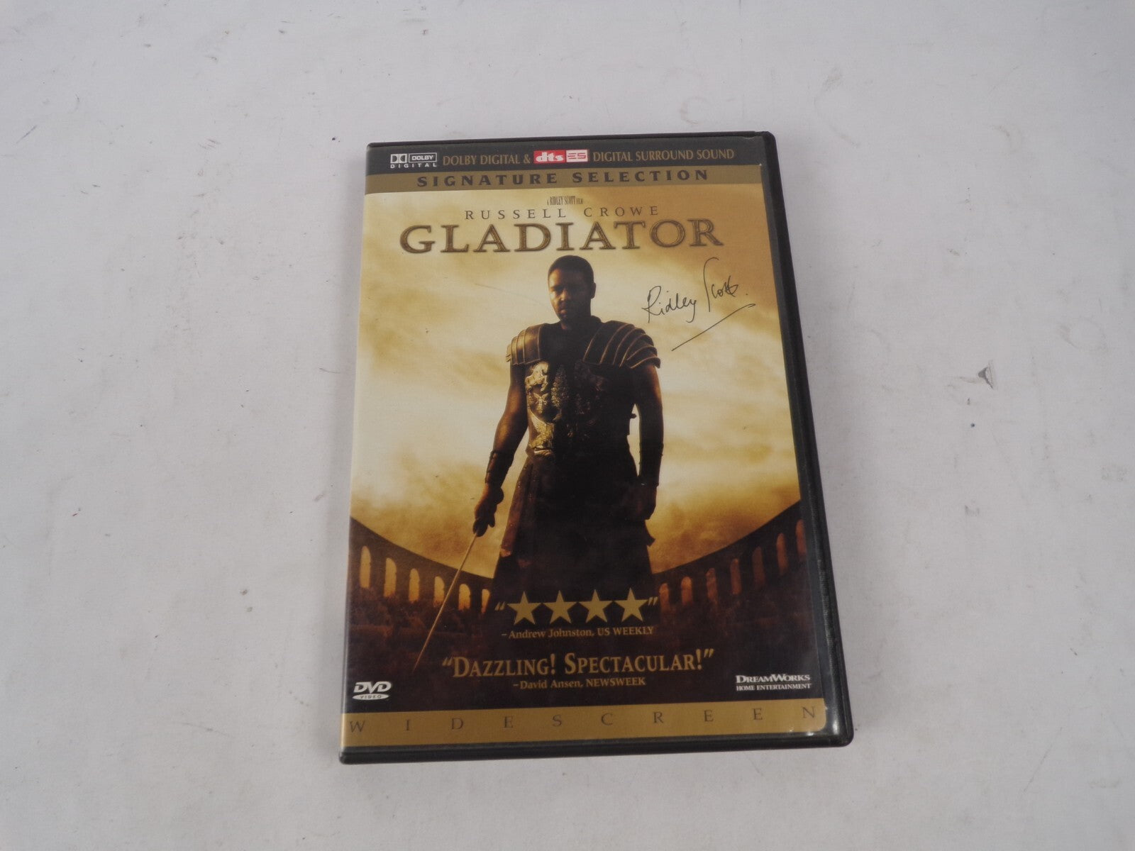 Gladiator Russell Crowe Signature Selection "Dazzling! Spectacular!" DVD Movies