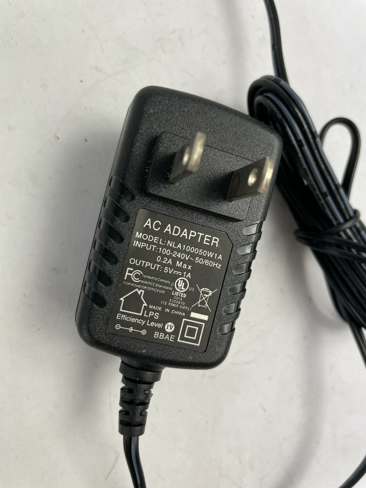 Genuine Ac Adapter NLA100050W1A Output 5 V 1 A Power Supply Adapter A75