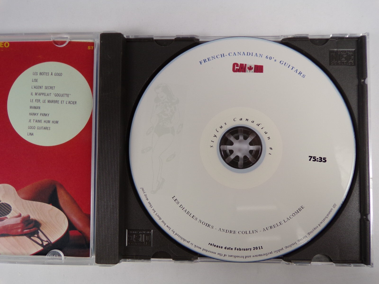 French Canadian 60's Guitars Diables Noirs,Andre Collin,A Urele Lacombe CD #14
