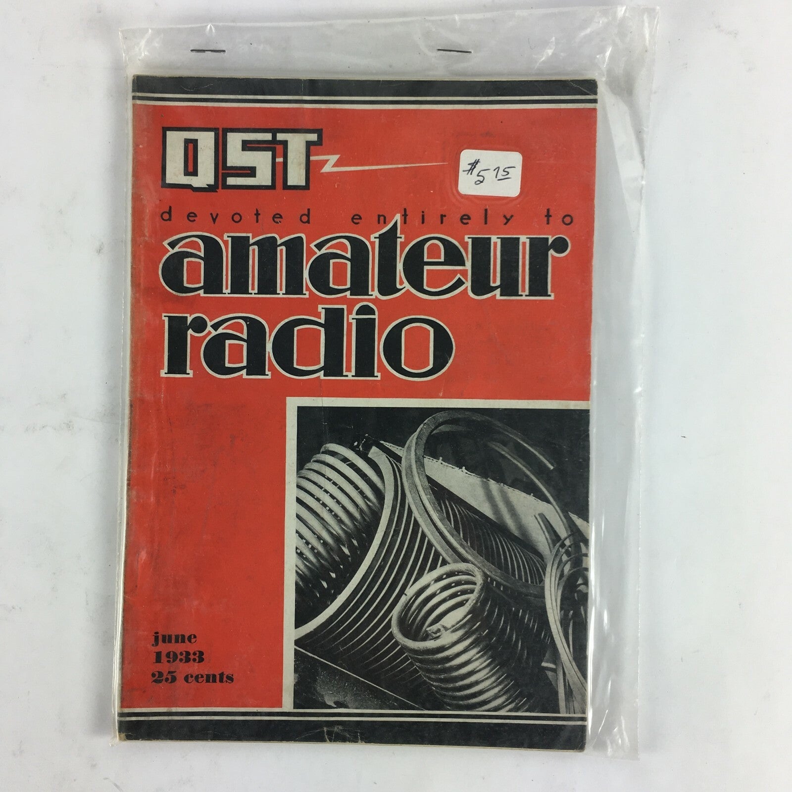 June 1933 QST devoted entirely to Amateur Radio Magazine