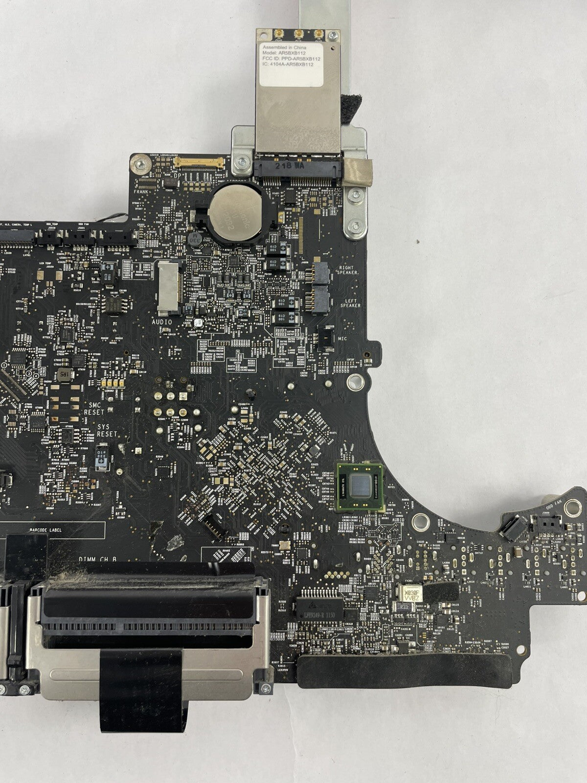 iMac 21.5" A1311 Logic Board 2.8 GHz Core i7 (I7-2600S) CPU EMC 2428 Mid 2011