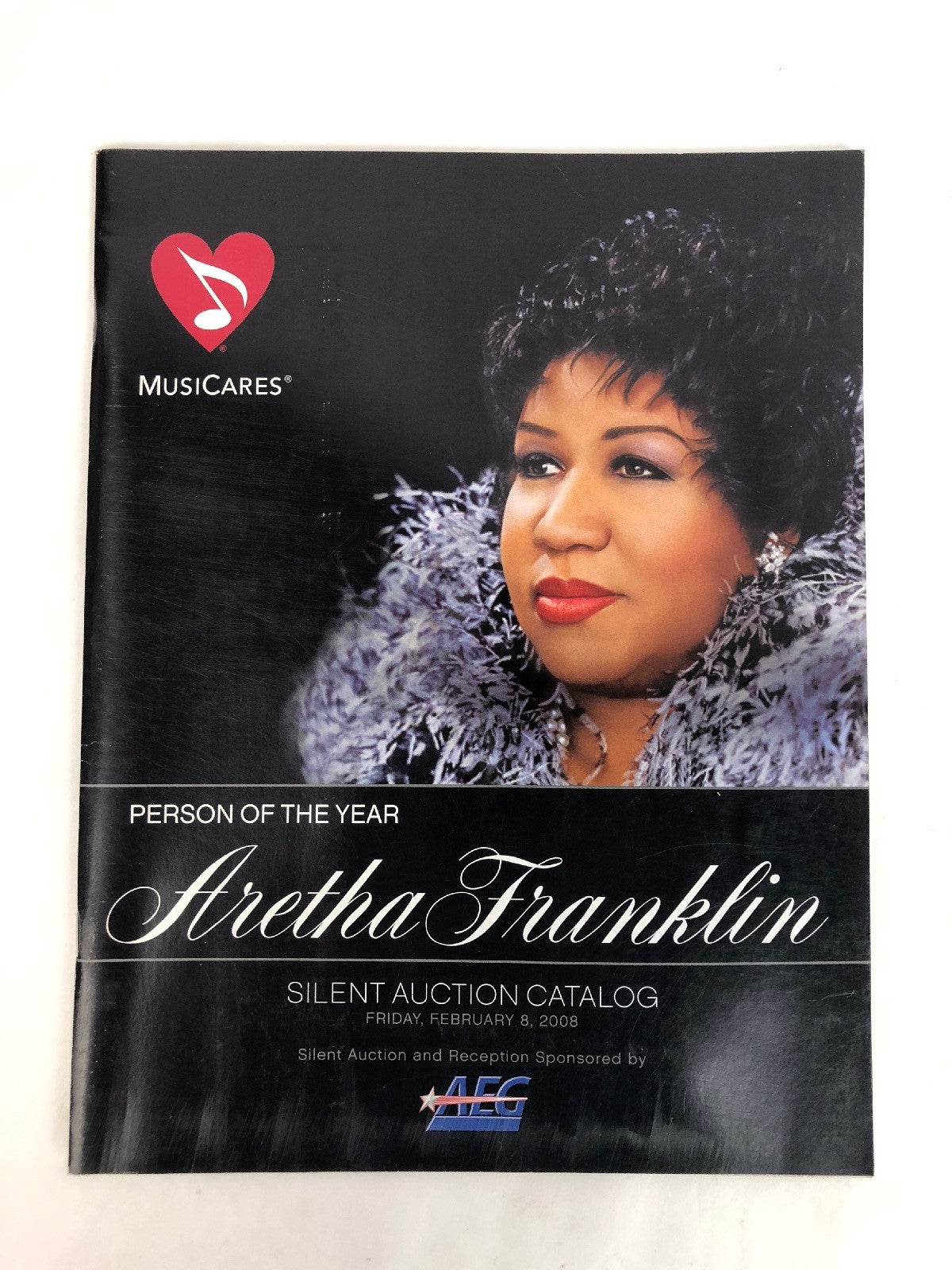 Musicares Aretha Franklin Person Of The Year Silent Auction Catalog Feb 2008