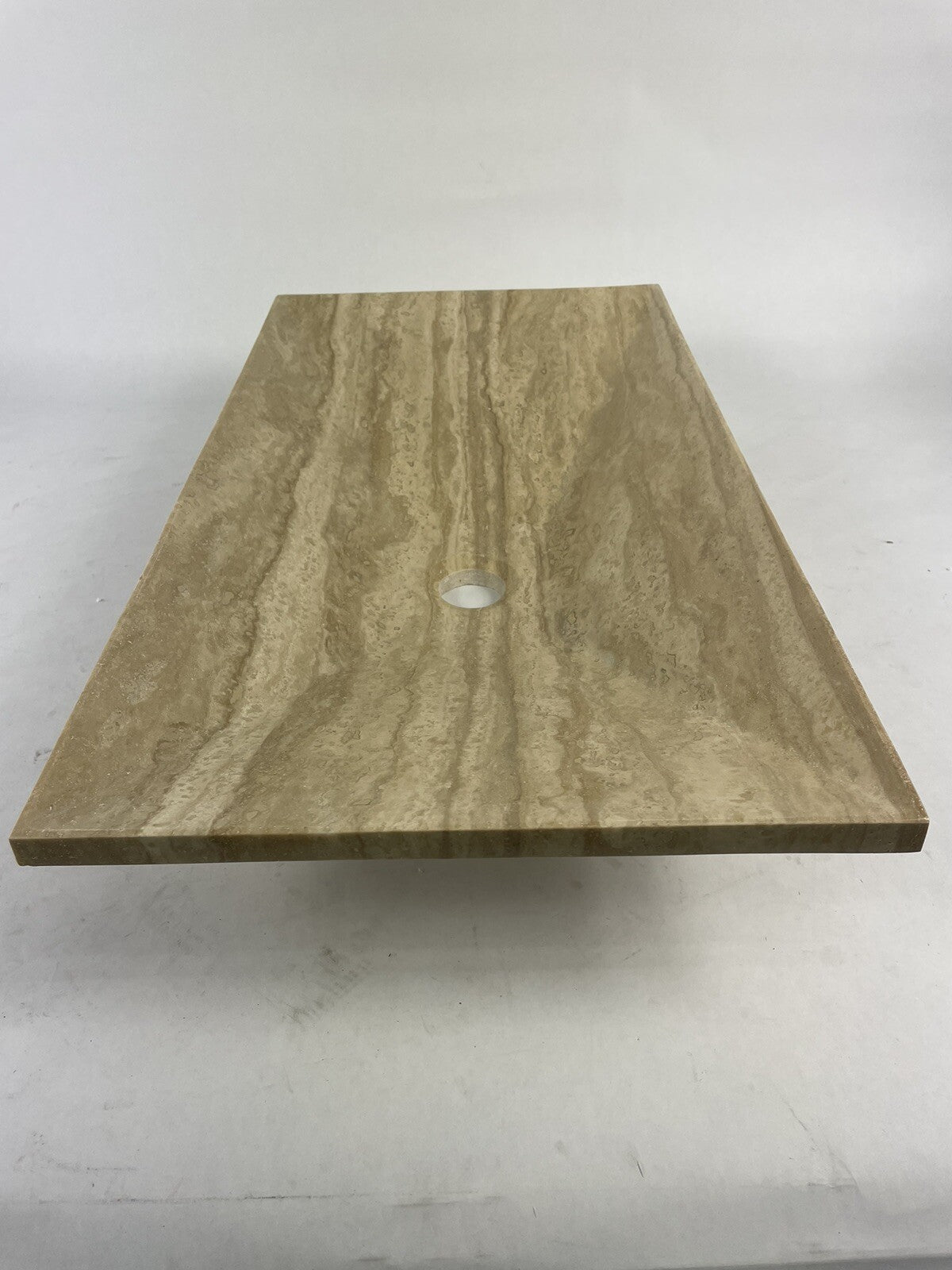Stone Forest Verona Vessel Sink C50-2424" Rectangular Stone Vessel Bathroom Sink