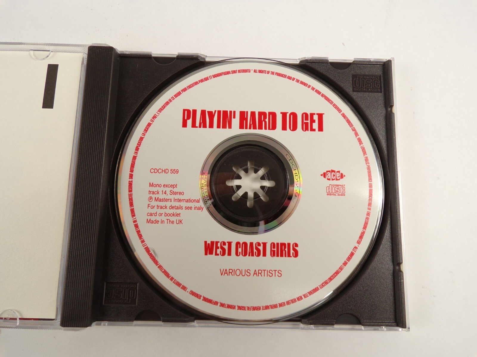 Playin' Hard To Get West Coast Girls Goodbye Jimmy Love Bells Date Bait CD#47