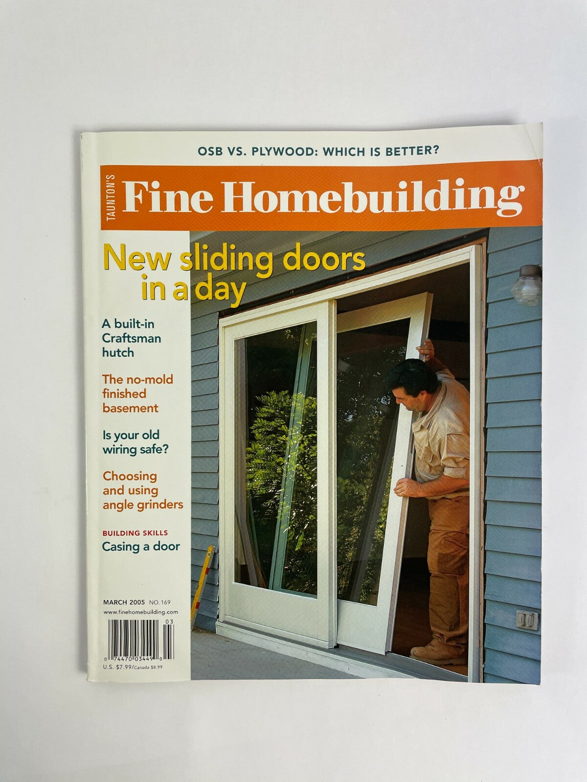 March 2005 Fine Homebuilding Magazine New Sliding Doors Built Craftsman Hutch #A