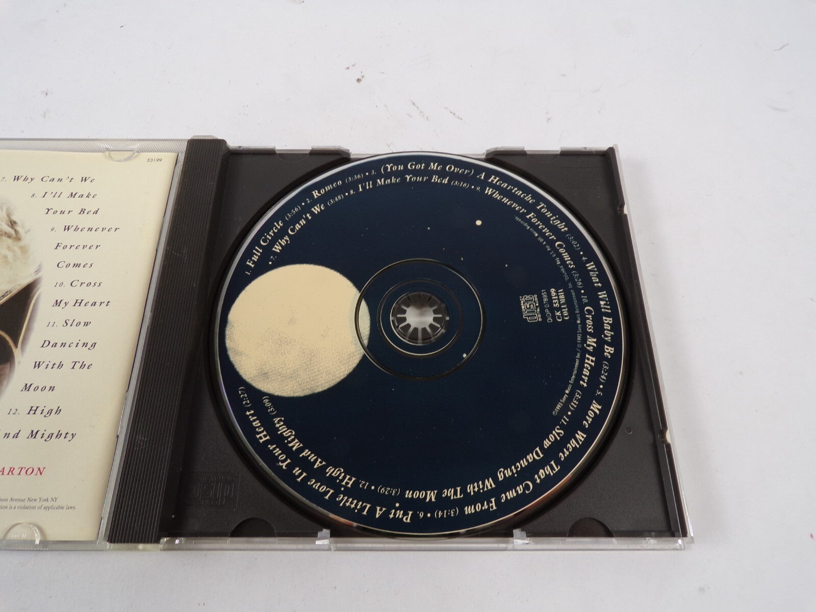 Dolly Parton Slow Dancing With The Moon Full Circle Romeo High And Might CD#39