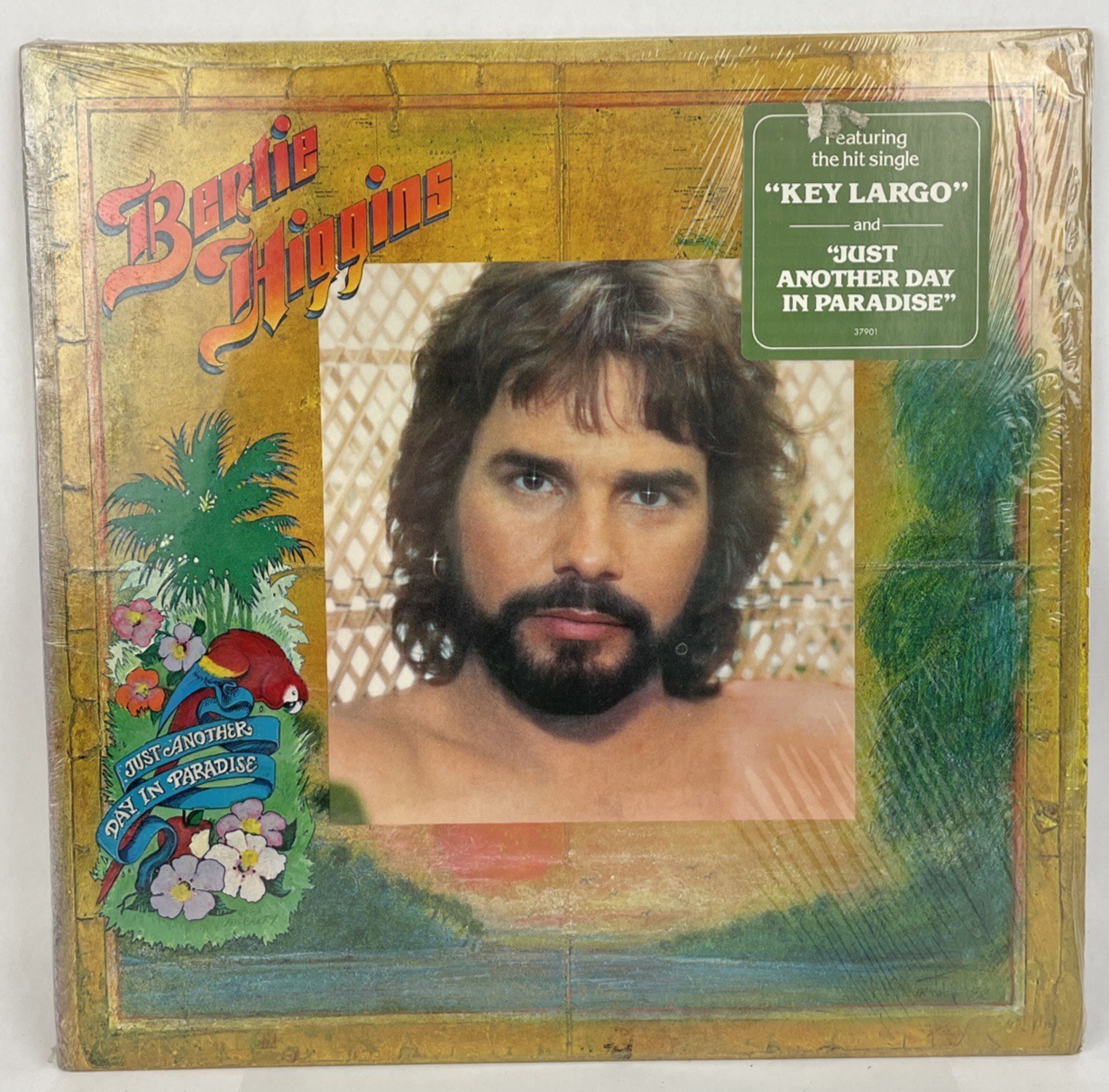 Bertie Higgins " Just Another Day In Paradise " Vinyl LP Record " Key Largo "