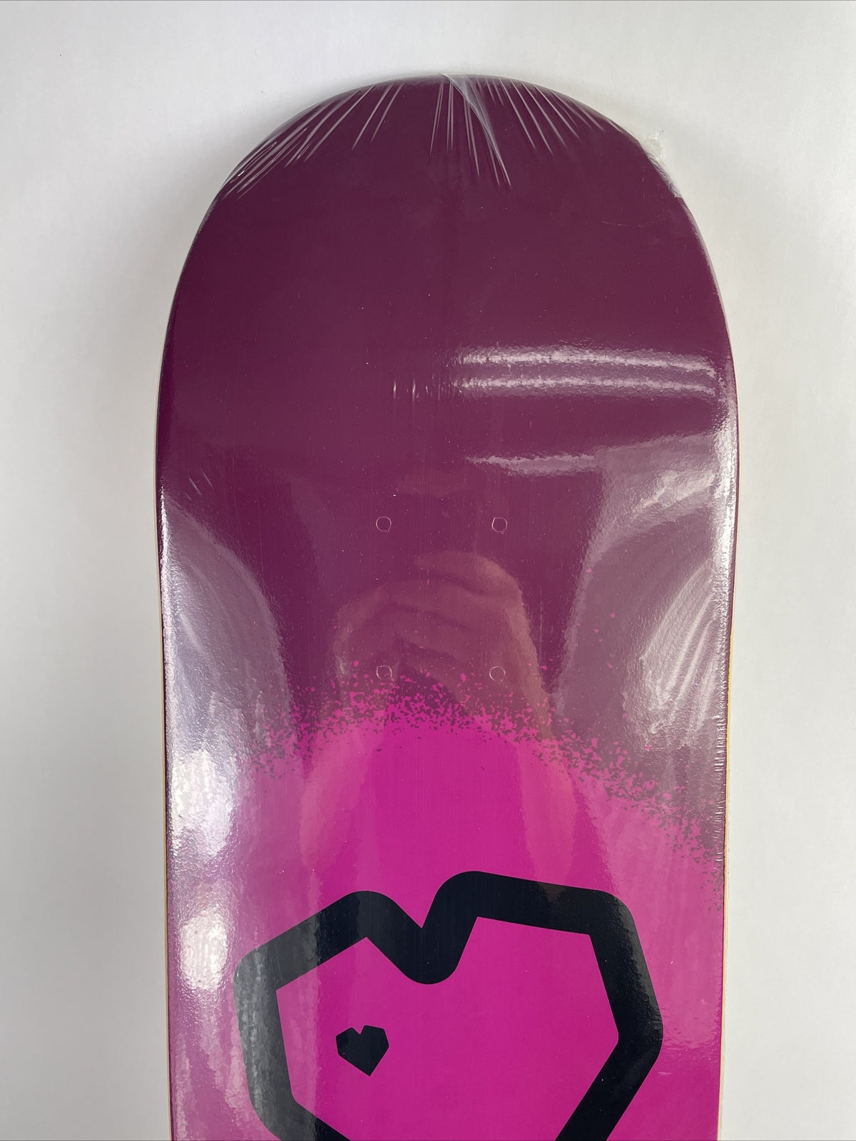BLUEPRINT skateboards deck 8.25” RARE quality Spray Heart Purple