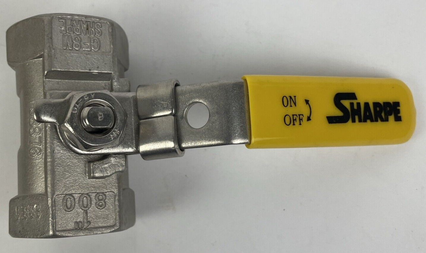 OEM CF8M SHARPE STAINLESS STEELE 1" 800 INCH BALL VALVE 58876 SBE1 - LOOK