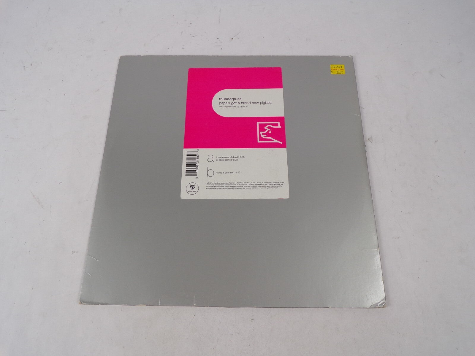 Thunderpuss Papa's Got A Brand New Pigbag DJ Paulo HArris+Cos Mix Vinyl Record