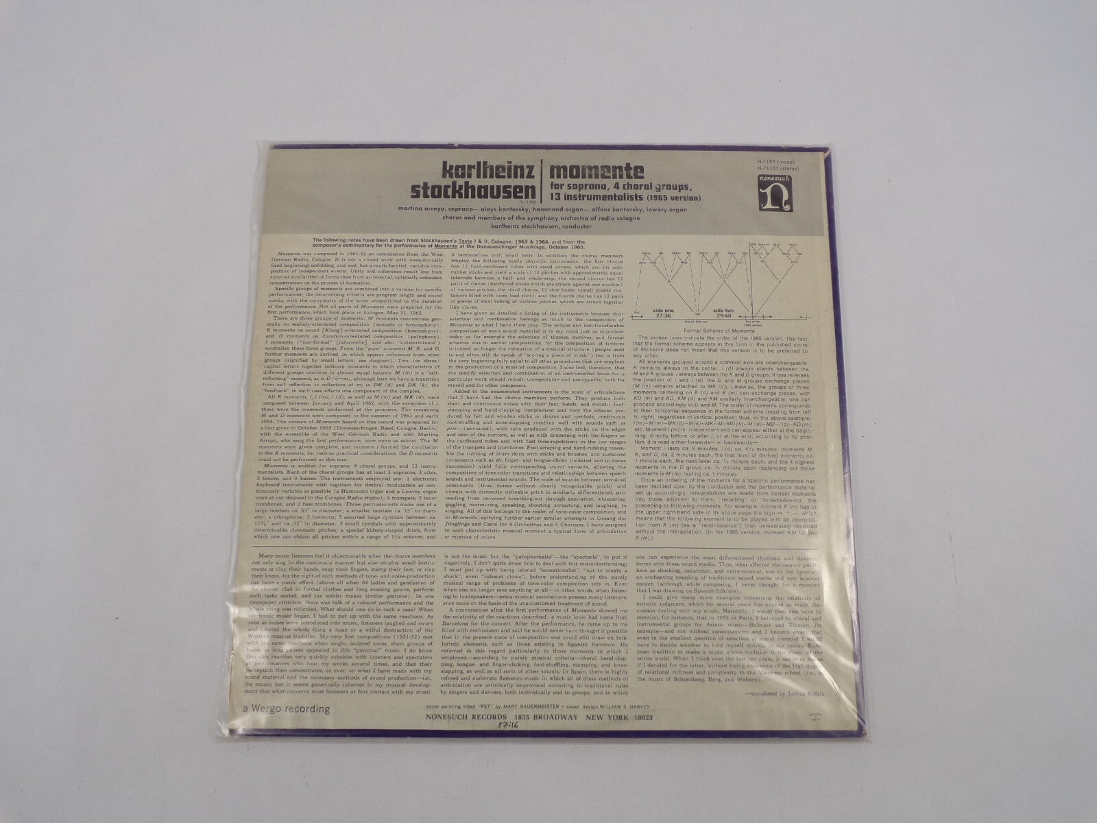 Karlheinz Stockhausen Momente For Soprano, 4 Choral Groups, 13 Instrumentalists