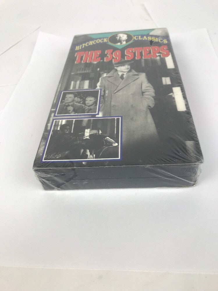 Vintage THE 39 STEPS - VHS Tape - Black & White - New and Sealed !!