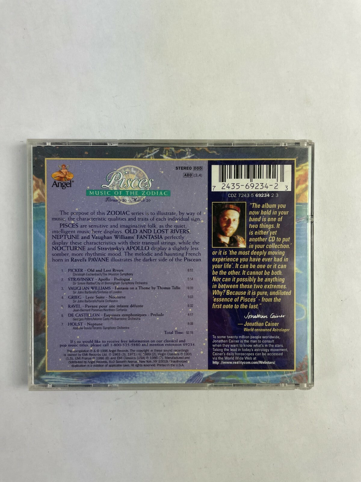 Pisces Music of the Zodiac February 20 - March 20 CD Q2