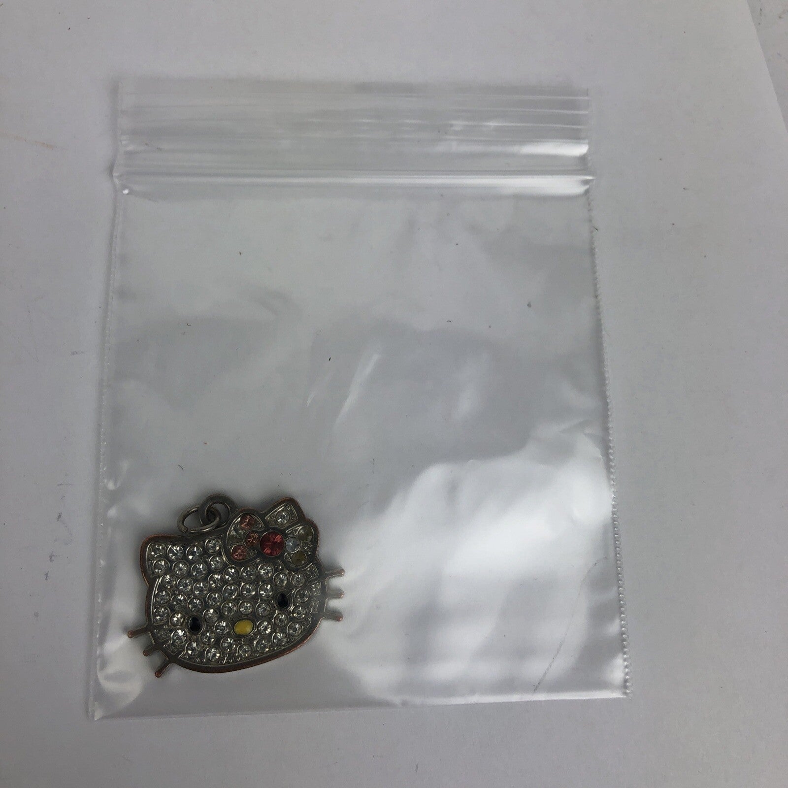 Lovely Cute Bow Hello kitty Crystal Necklace Pendant Girl's Fashion Jewelry Gift