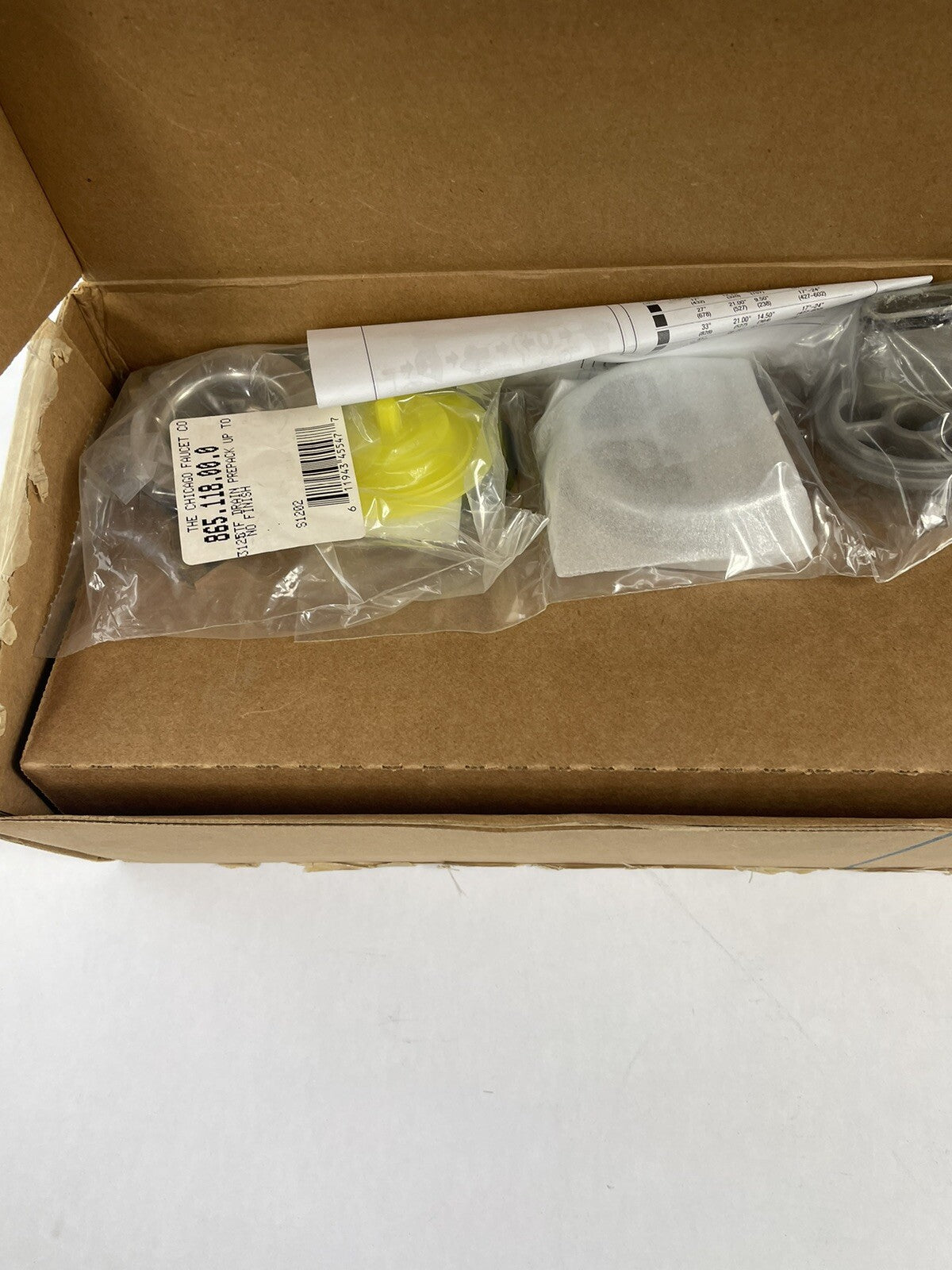 Geberit 151.5700.0.1 TurnControl 17" - 24" Brass Tub Filler Chrome