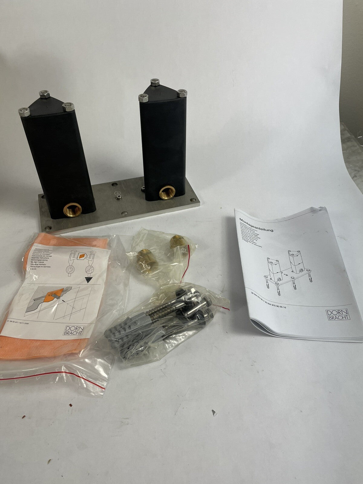 Dornbracht 35944970 floor mount tub spout rough-in installation kit