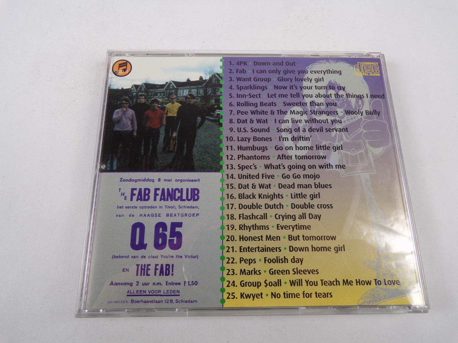 Mono Downbeat 49k Down And Out I Can Only Give You Everything Want Group CD#10