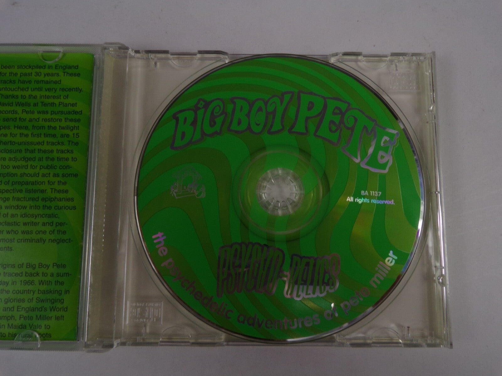 Big Boy Pete Psycho-Relics Part 2 Flying Solo Sweetmeat Blue Dan CD#42