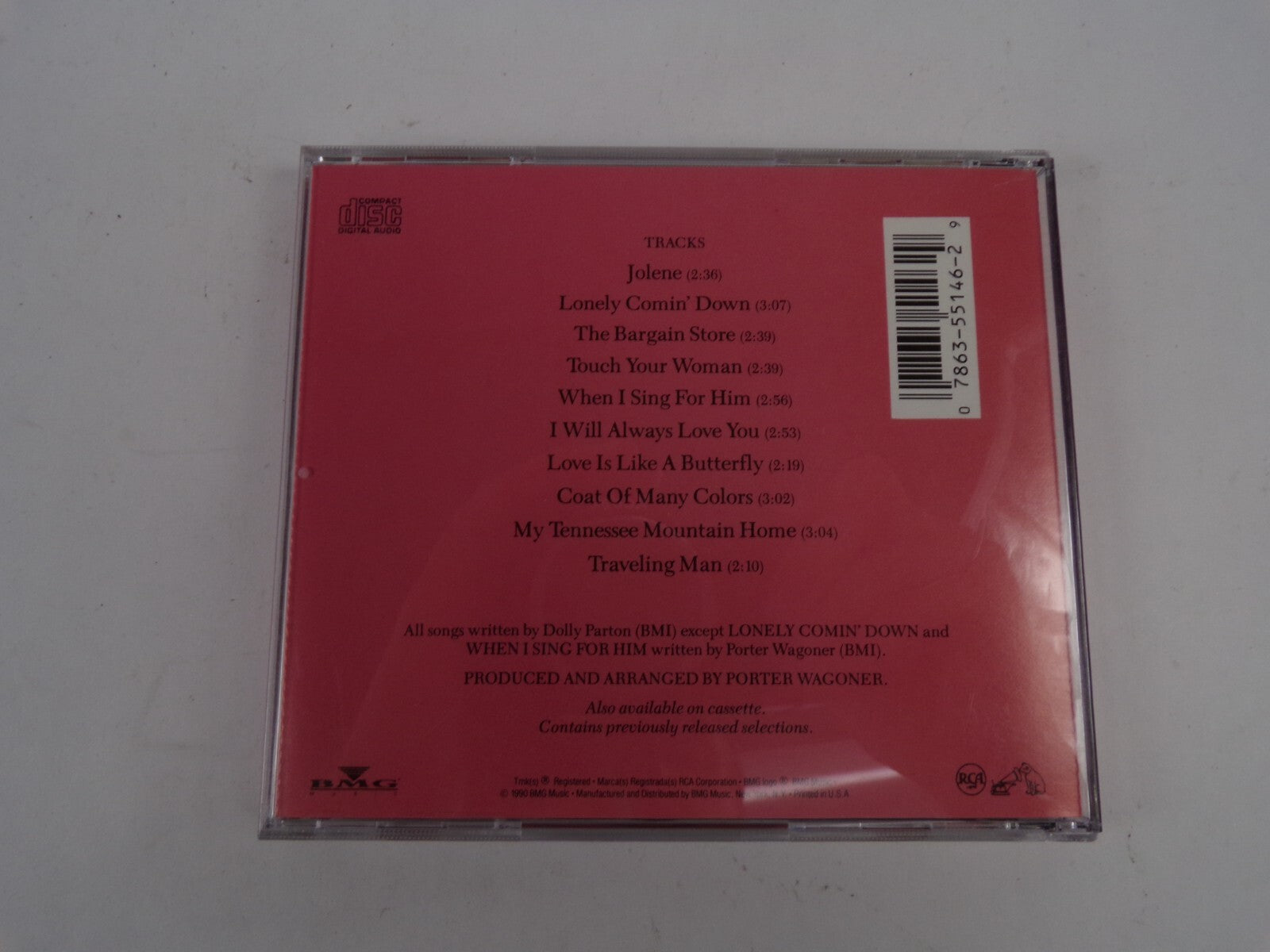 The Best Of Dolly Parton Jolene Lonely Comin' Down The Bargain Store CD#39