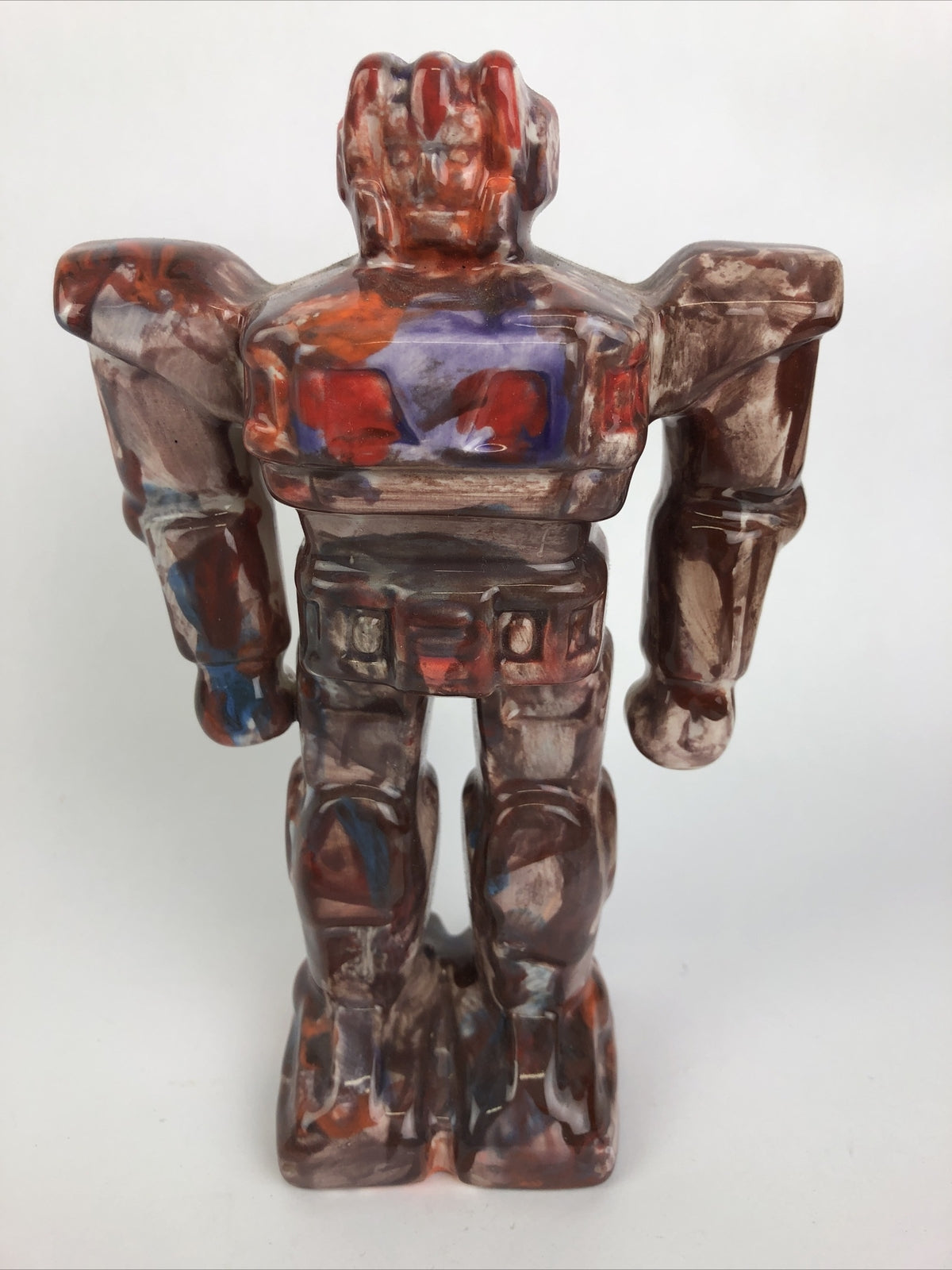 Transformers Optimus Prime Autobot 6.5" Ceramic Figure American Folk Art - LOOK