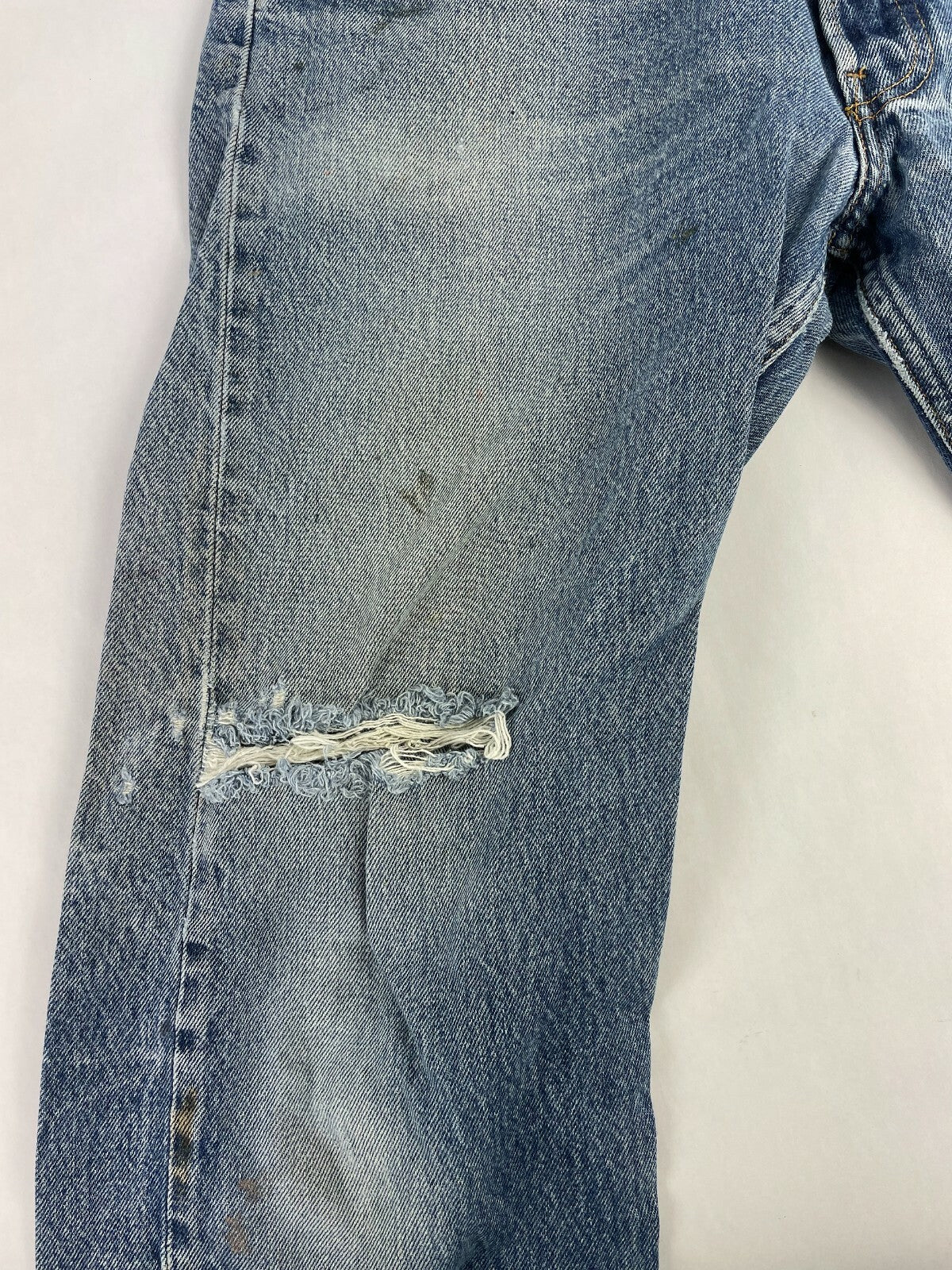 Levi's Men's Blue 501 Regular Fit Straight Leg Jeans Size W 36 L 33