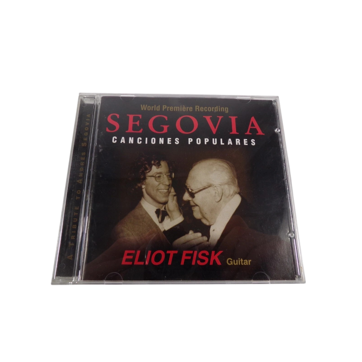 World Premiere Recording Segovia Canciones Populares Eliot Fisk Guitar CD #40