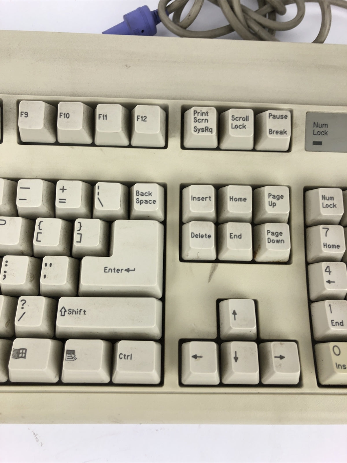 Rare Vintage Key Tronic E03601MSESPEC-C Wired 6 Pin Keyboard