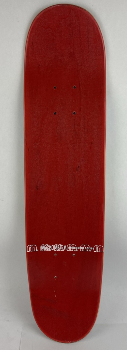 Media Micromedia Skateboards Mini Skateboard Deck Jake Stewart Delinquent