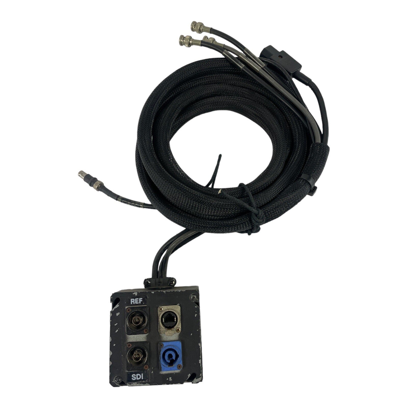 Breakout box Audio Snake 4 inputs Neutrik powerCON 20A EtherCon RJ45 BNC #C
