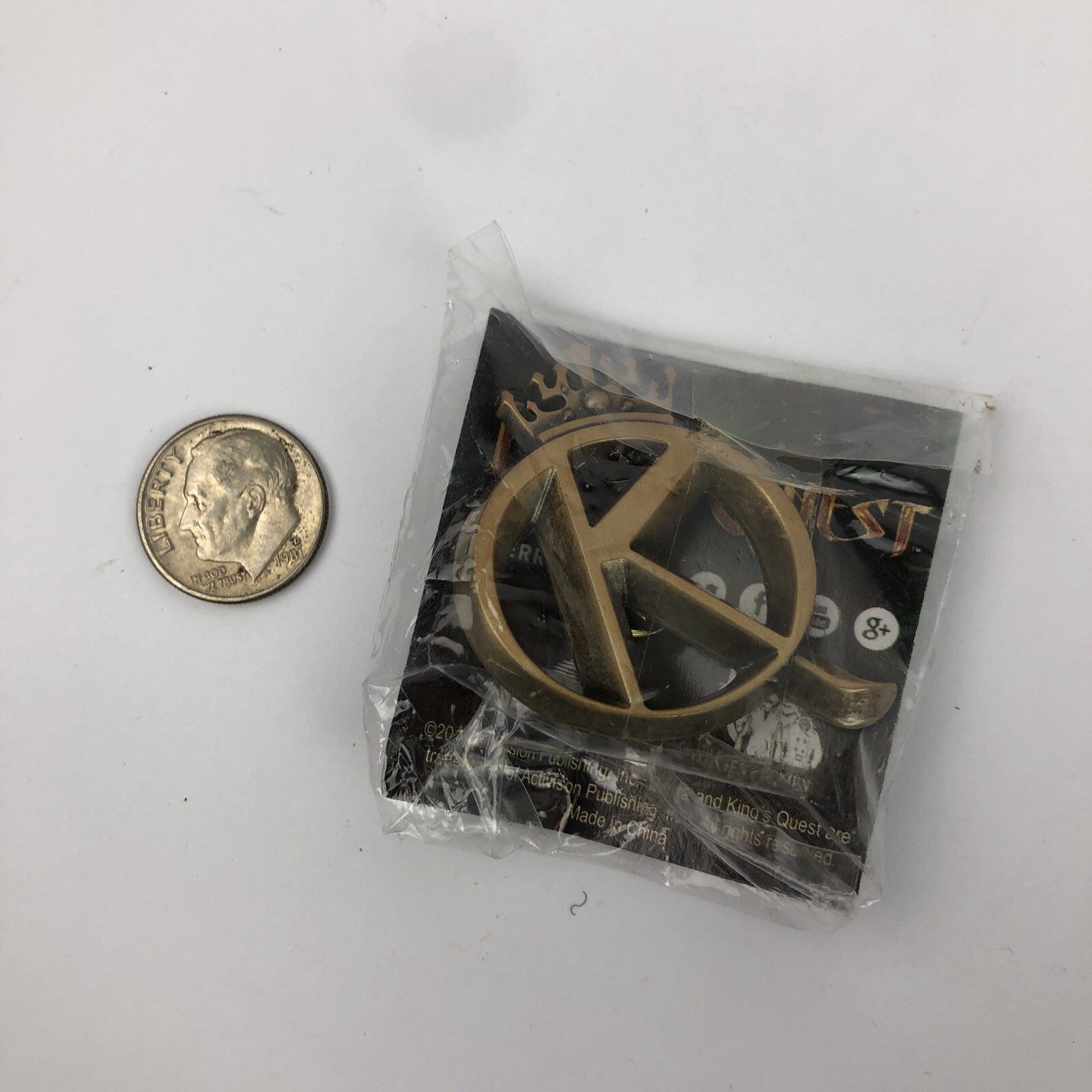 King's Quest Sierra PAX West Prime 2015 Collectible Button Pin Activision Sealed