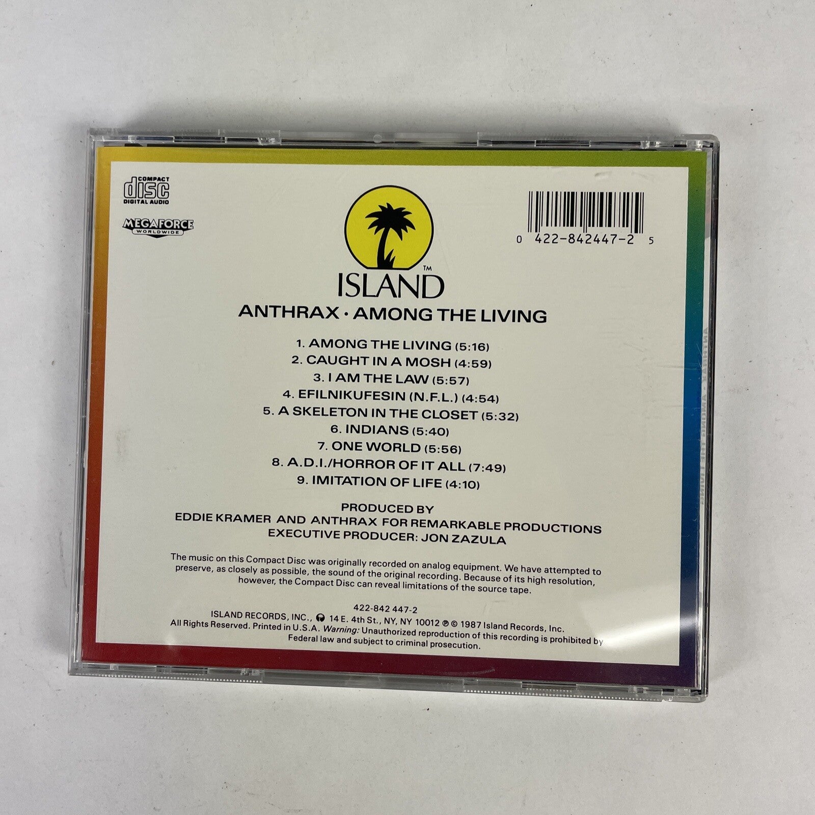 Anthrax - Among The living (1982) CD #23