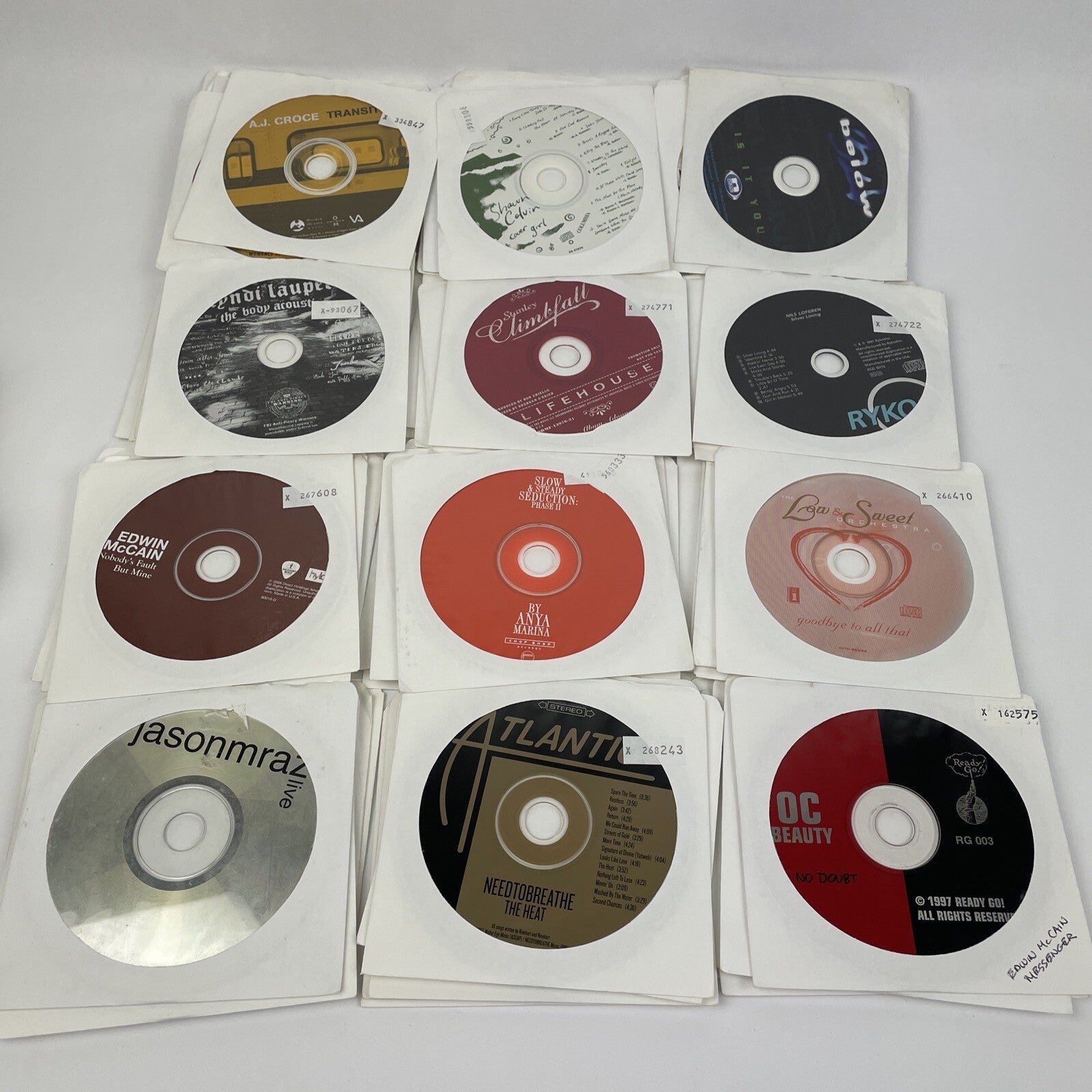 Huge Audiophile Digital Audio CD Lot - Assorted Bands Discs Only in Sleeves VGC