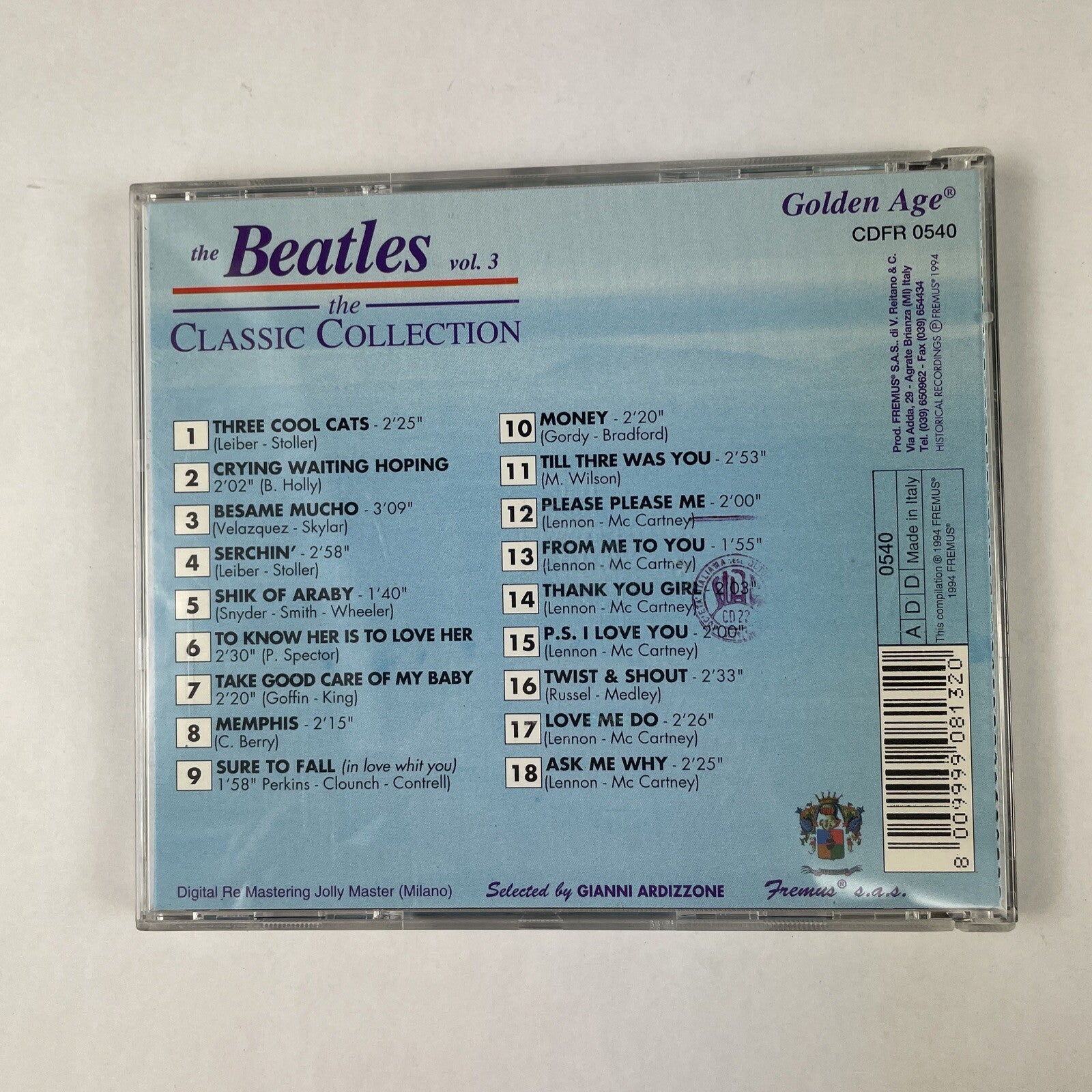The Beatles Vol. 3 The Classic Collection CD #15