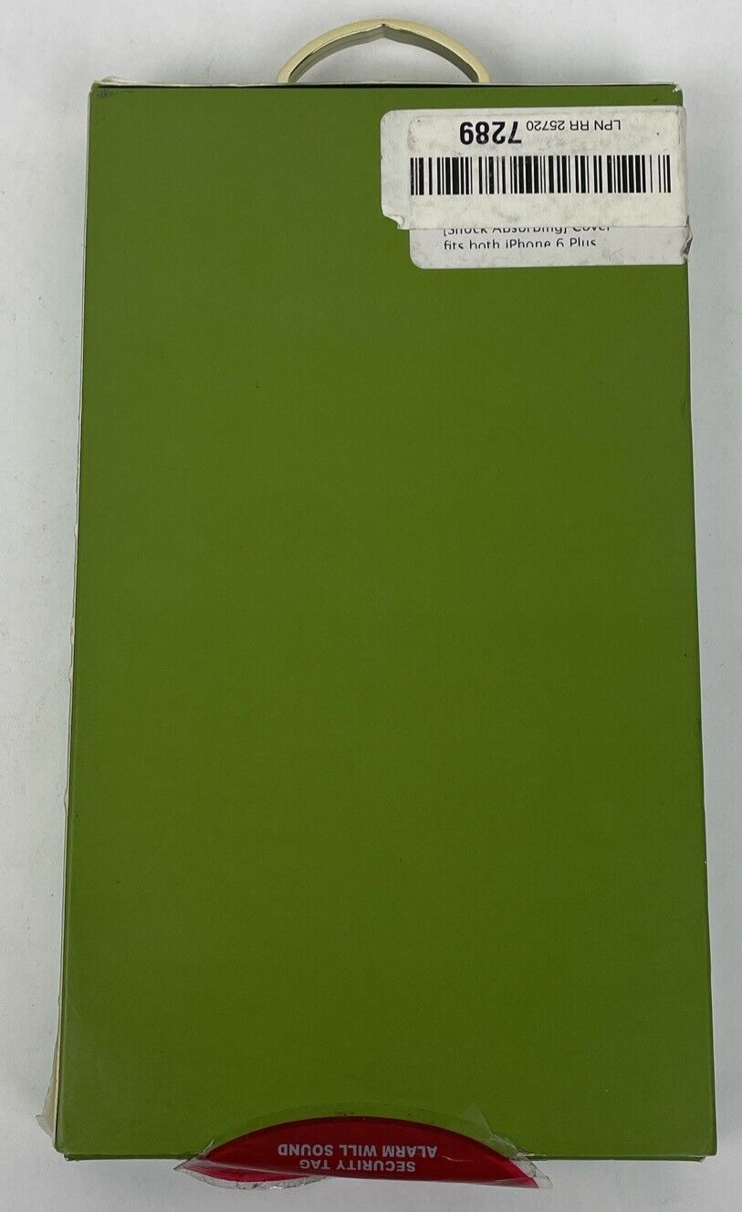New Kate Spade New York Apple iPhone 6 Plus Protective Case Metalic Pink ZIG ZAG