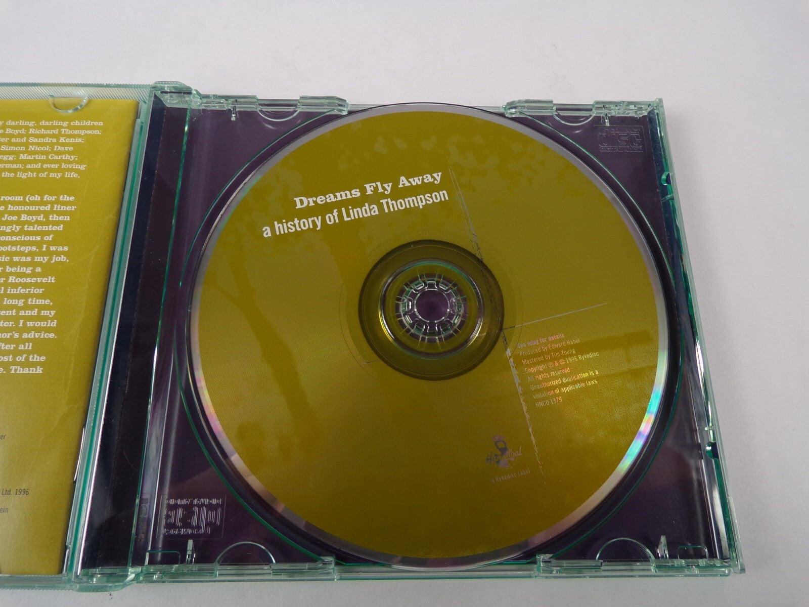 Dreams Fly Away A History Of Linda Thompso Lonely Hearts Sisters CD#53
