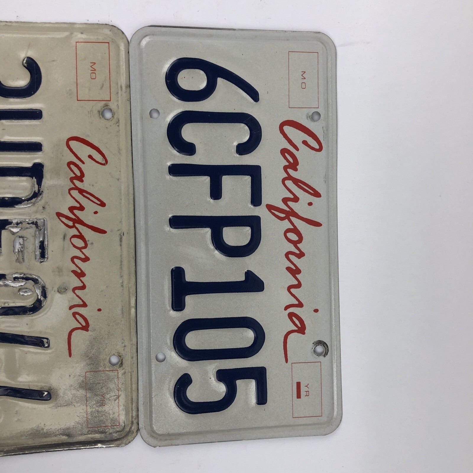 3 x California License Plates Year - 1998 +