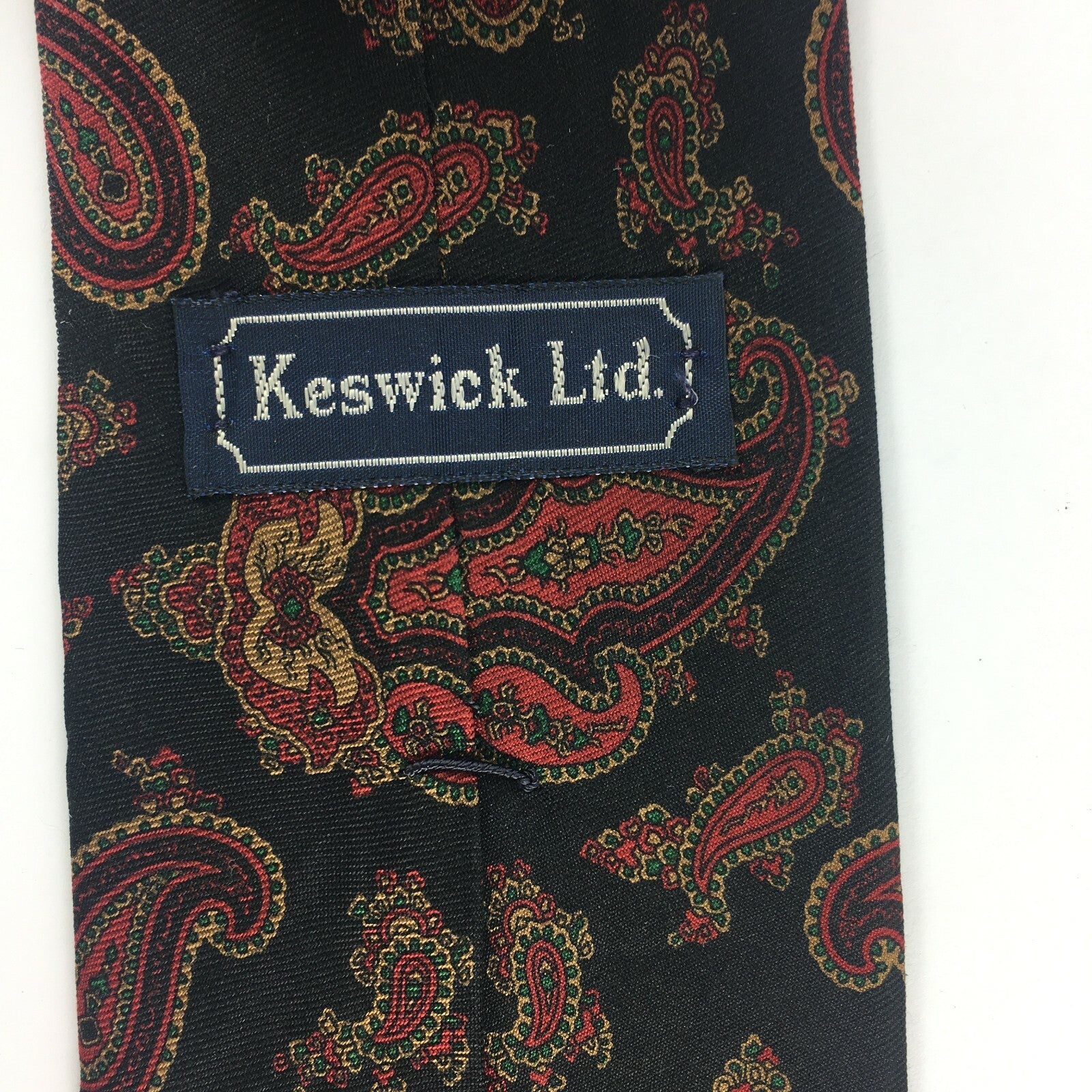 Genuine Keswick Ltd Handmade Stylish Formal/Casual Tie Multi Coloured