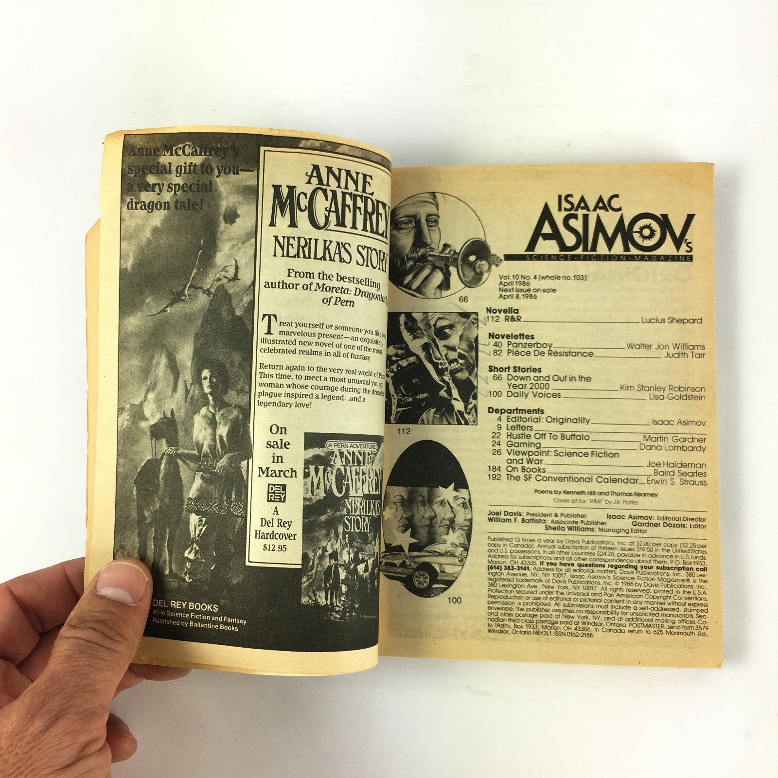 Isaac Asimov's Science Fiction Magazine Kim Stanley Robinson Lisa Goldstein