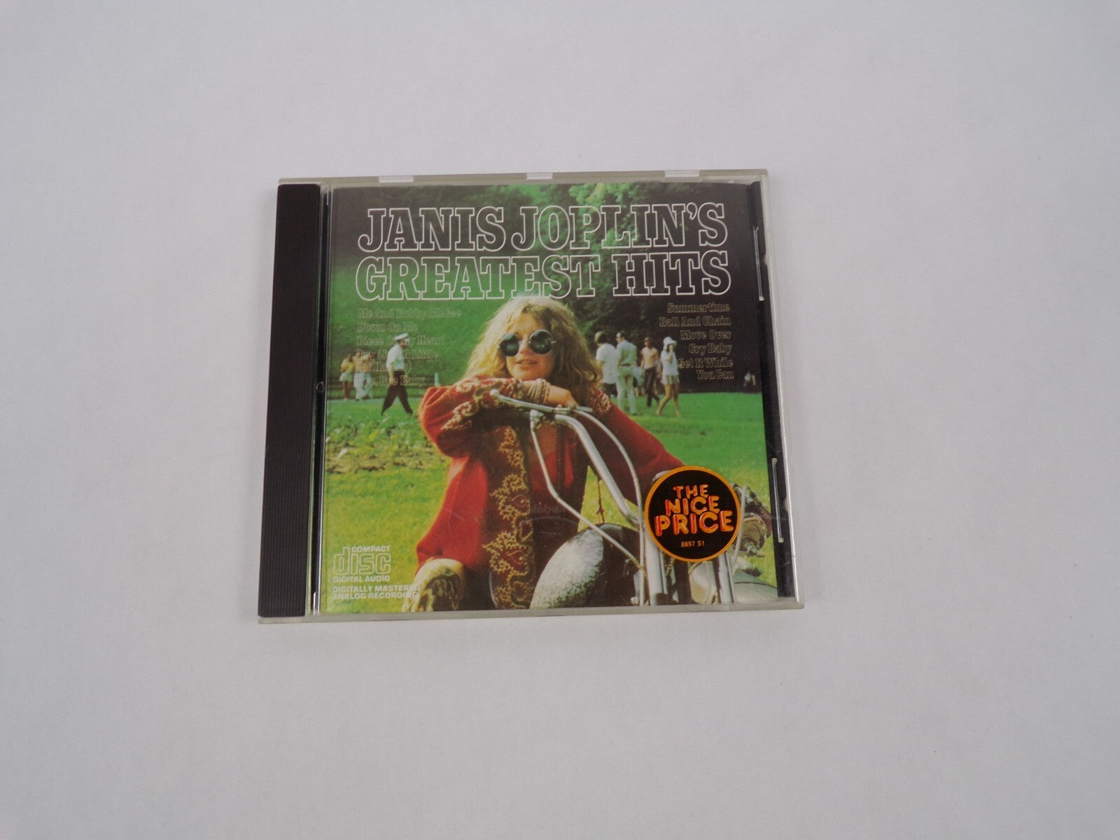 Janis Joplin's Greatest Hits Piece Of My Heart Summertime Try Cry Baby Me CD#63