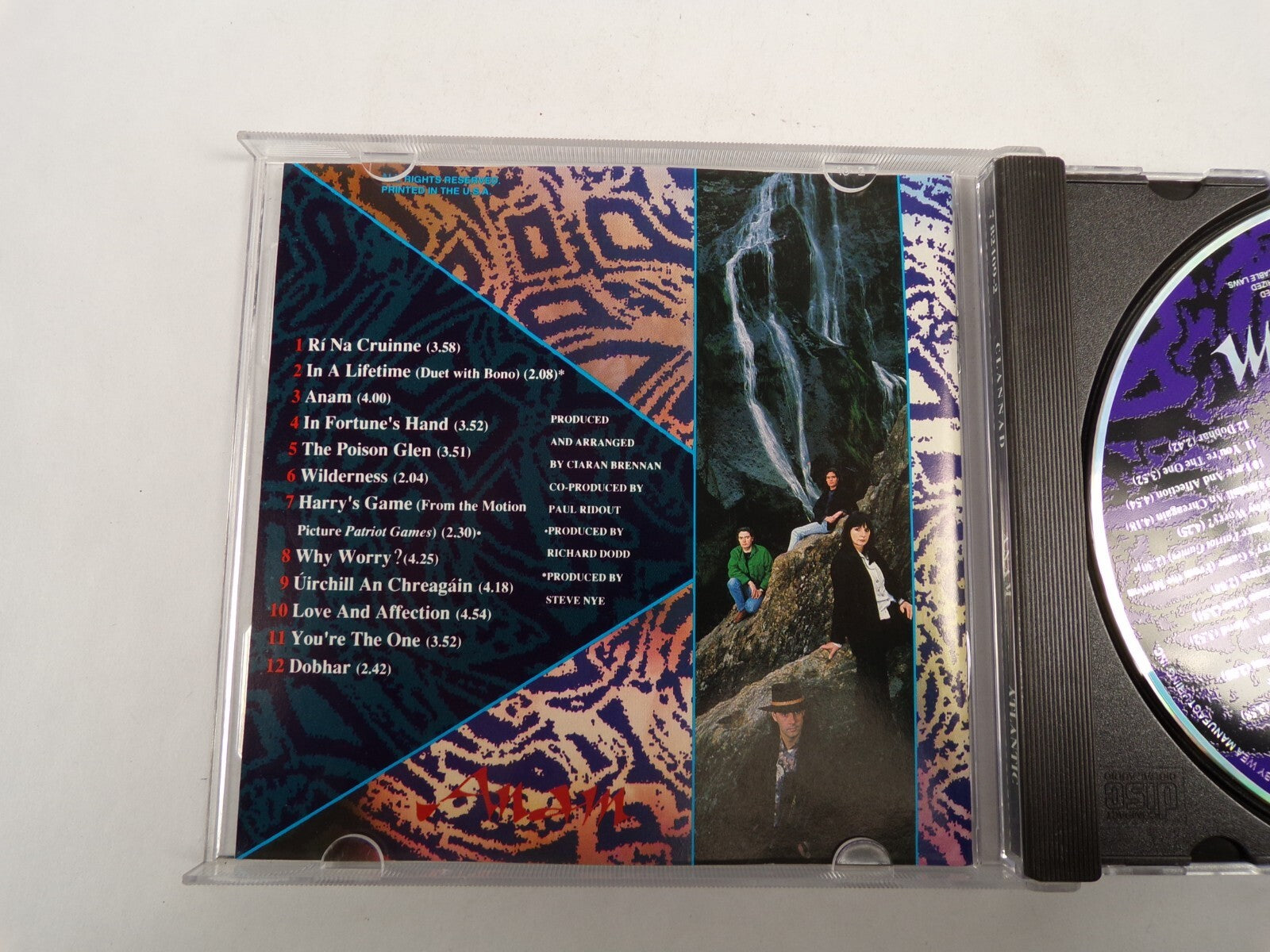 Clannad Anam Atlantic Ri Na Cruinne In A Lifetime Anam The Poison Glen CD#52
