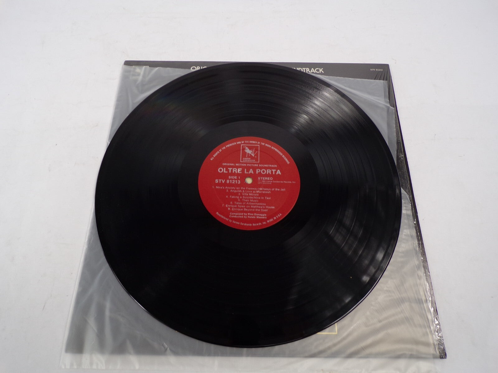 Oltre Laporta Music Composed by Pino Donaggio by Natale Massara Vinyl Record