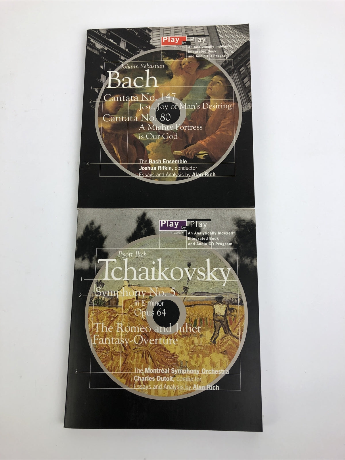 Bach Tchaikovsky (Play by Play S.) by Rich, Alan CD-Audio Book lot of 2 LOOK #9