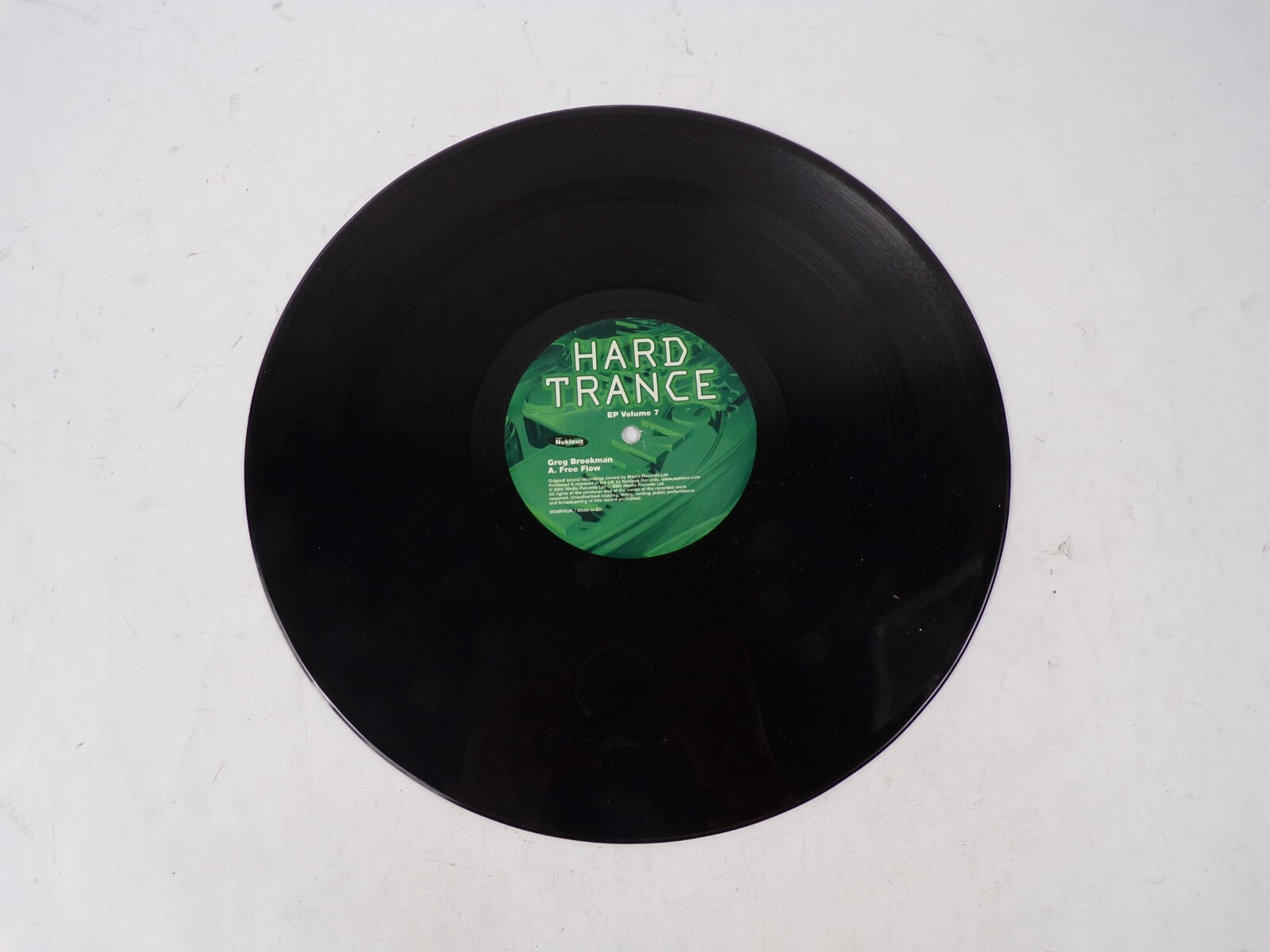 Hard Trance Greg Brookman 'Free Flow' Aluna 'All Of My Life' Vinyl Record