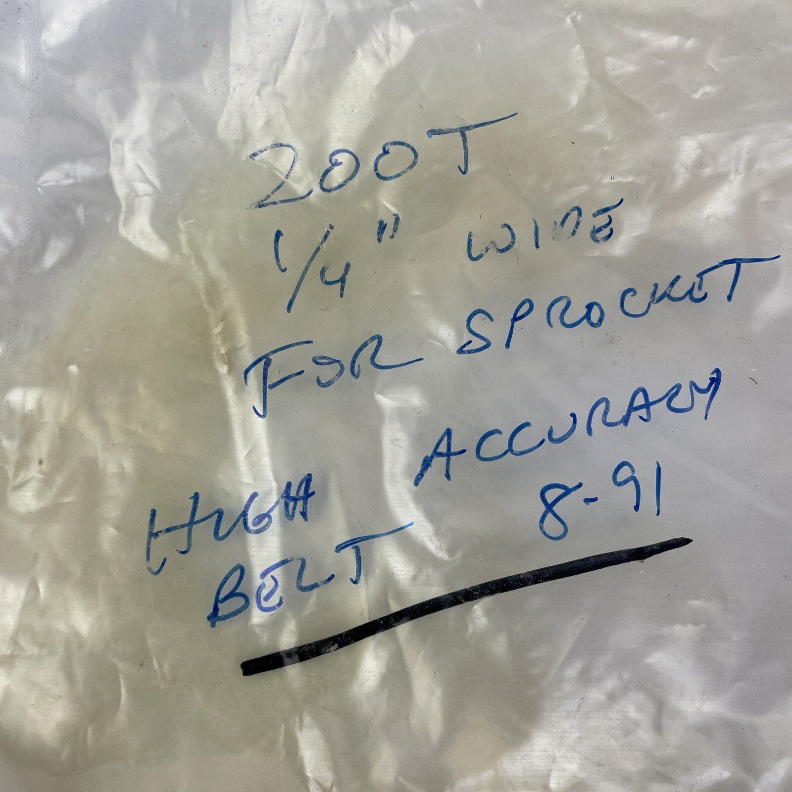 PIRELLI ISORAN 800 - 200 E5 High Accuracy TIMING BELT 8-91 - Made in Italy RARE